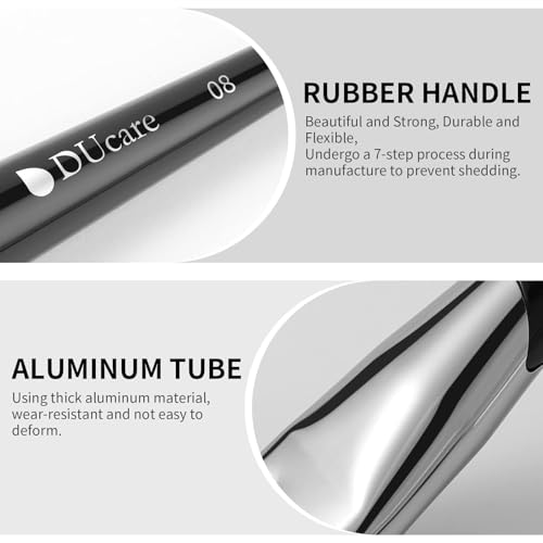 image for DUcare Flat Foundation Brush for Liquid Makeup, Premium Synthetic Hair