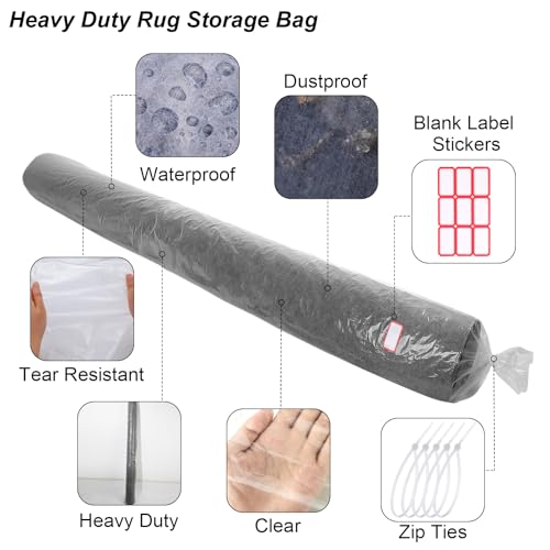 HFKPJRT 2 Pcs Rug Storage Bags