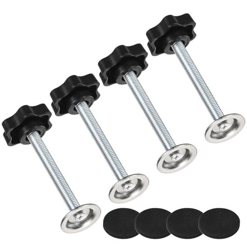 M METERXITY 4�p�b�N �X�^�[�n���h���n���h�X�N�����[�AM8x65mm �J�[�{���X�`�[���X���b�h�X�^�[�N�����v�m�u�A�l�W�A�v���b�V���[�v���[�g�A�؍H/�@�B�ݔ��p�S���p�b�h�t�� [�u���b�N]