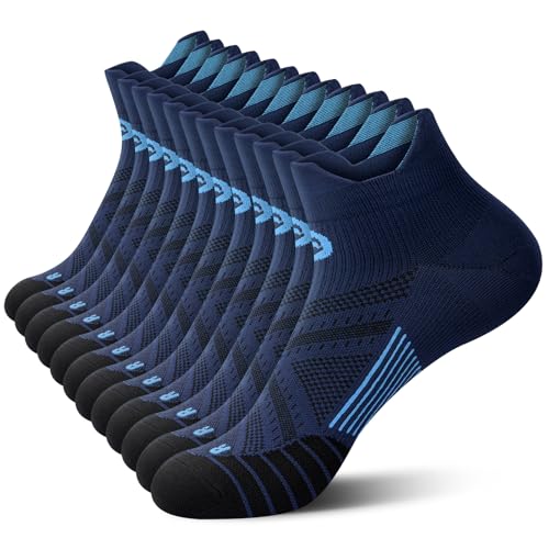 Low Cut Compression Socks for Men and Women (6 Pairs),,