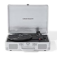 Crosley Cruiser Bluetooth Portable Turntable - Silver
