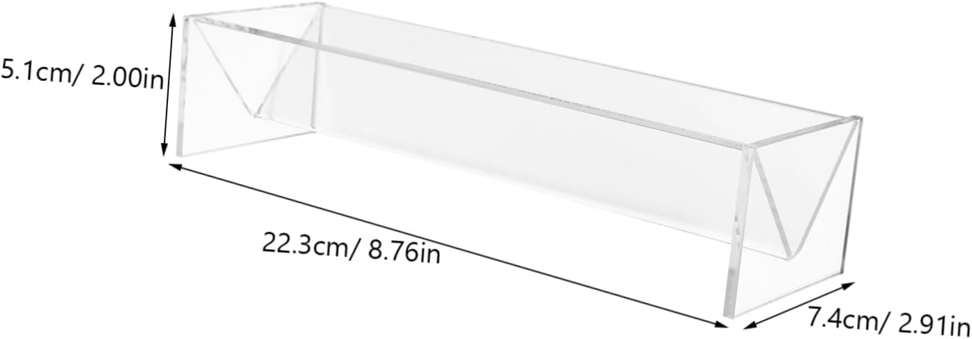 Clear Acrylic Macaron Display Tray Transparent Serving Dish for Cookies Desserts and Crackers for Home Parties and Events Food Display Stand