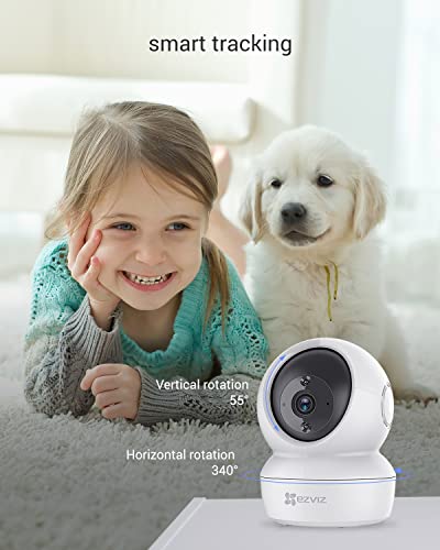 Ezviz Indoor Security Camera Combo, 1080P, Wifi, Two-Way Talk, Night Vision, Motion Detection, Compatible With Alexa #TOP4
