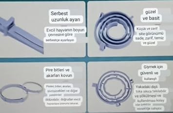 Laydbug kedi tasması Kene, Pire, Bit ve Parazit için koruyucu