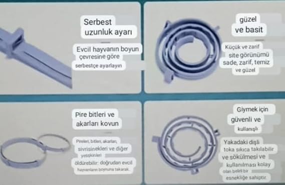 Laydbug kedi tasması Kene, Pire, Bit ve Parazit için koruyucu