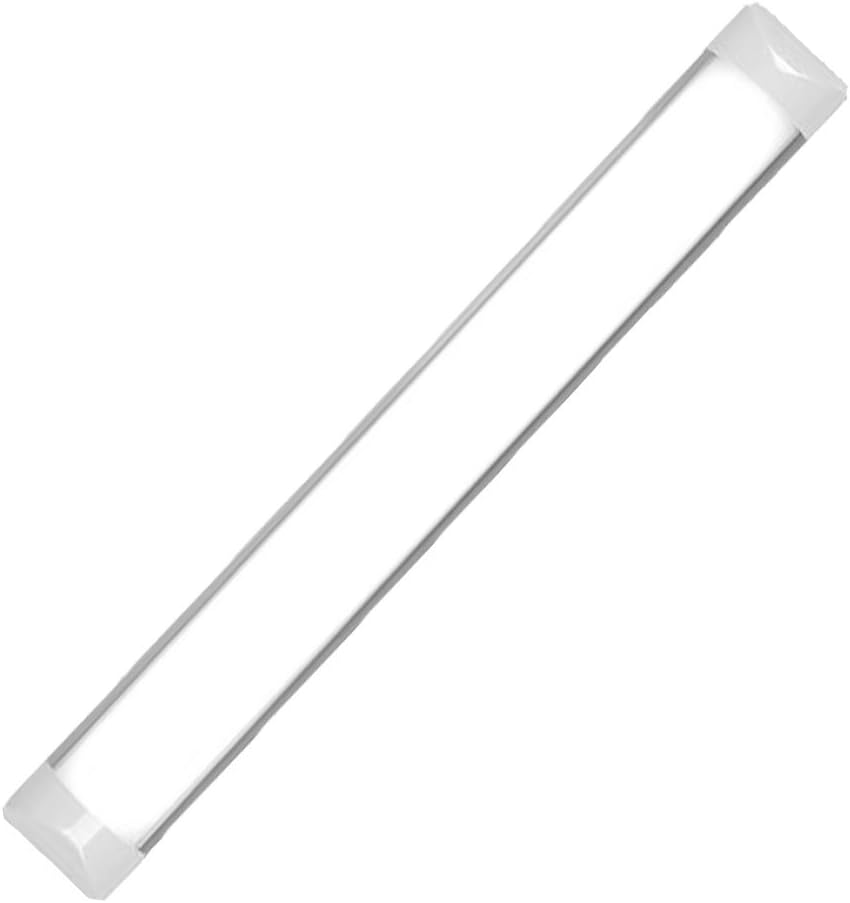 2FT LED Batten Light 6000 Kelvin Cool White, 60CM Wall Ceiling Mounted ...
