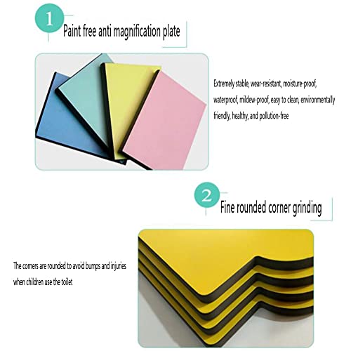 2PCS Kindergarten Toilet Baffle Privacy Partition, Children's Cartoon Privacy Screen Toilet Partition Waterproof Board Wood Divider Screen Public Health Partition (Color : 2PCS-White, Size : 60x70cm