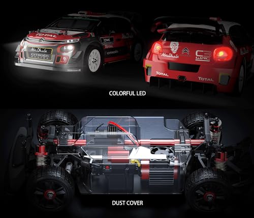 TesPower MJX 14303 Brushless RC Drift Truck,1/14 2.4G RTR Remote Control Car for Adult,4WD Off-Road Racing Car,42KM/H High Speed All-Road Electric Hobby Toy Truck