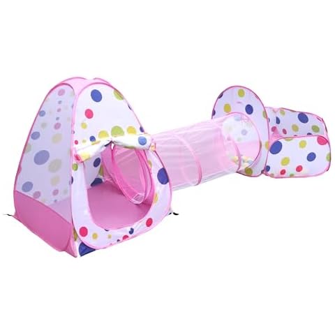 RELSY Pink Pop Up Play Tent for Kids Cover