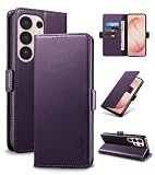 Yunubeyii Cover Libro per Samsung Galaxy S26 Ultra,Viola