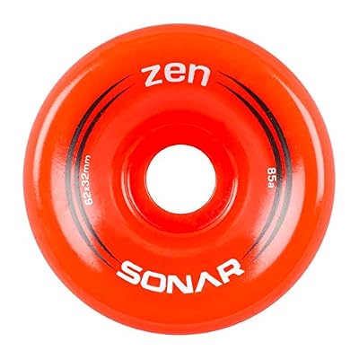 Riedell Zen Wheels - Quad Roller Skate Wheels - 4 Pack of 32mm x 62mm 85A Wheels