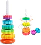 BYFWH Baby Spin Stack Toy,Premium Stacking Toy for Kids,Baby Spinning Toy,Stacking Toy for Babies...
