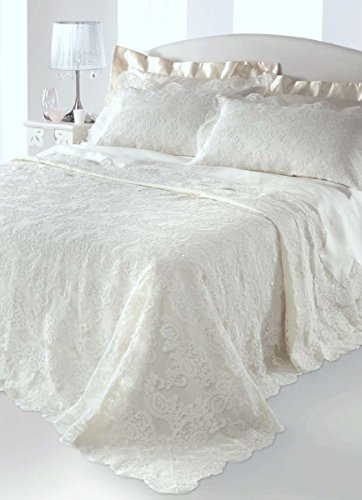 Coordinato Lenzuola Copriletto in Pizzo Rebrodè