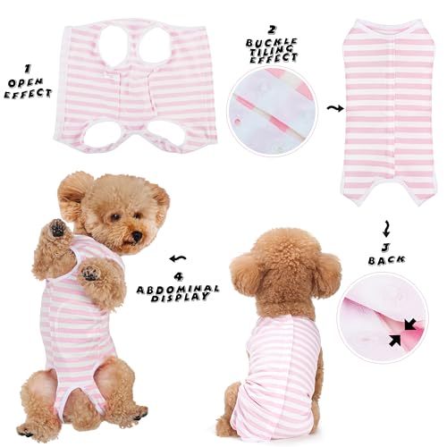 Paiaite Comprehensive Post-Surgery Dog Recovery Suit: Premium Cotton Protective Wound Care Shirt For Puppies thumb #6