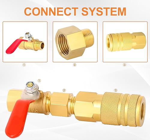Zese BRASS-FITTING Pipe Fitting, Zese 3/4-Inch Npt Female Thread Pipe X 1/2-Inch Npt Male Thread Pipe Reducer Adapter Faucet Hose Connector thumb #4