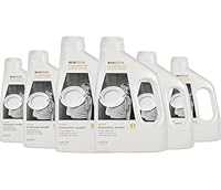 Ecostore Lemon Dishwasher Powder 1Kg x6, Clean Dishes, Vanish and Streak Free glasses, Cuts Through Grease, No Rinse Needed, Sparkling Dishes, Powerful Stain Removal, Plant and Mineral Based