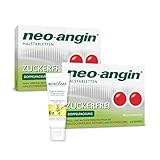 neo-angin Halstabletten zuckerfrei | Lutschtabletten bei Halsschmerzen & Halsentzündungen | Für Erwachsene & Schulkinder | Sparset mit 2 x 48 Stück inkl. pflegender Handcreme von Biokosma