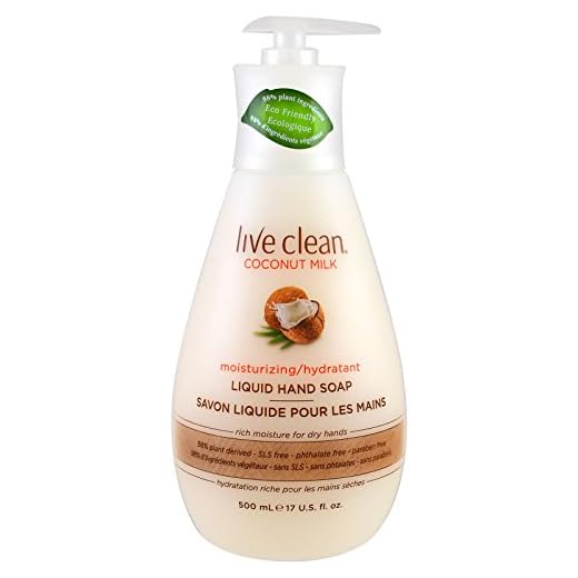 Live Clean Liquid Hand Soap - Coconut - 17 fl oz.