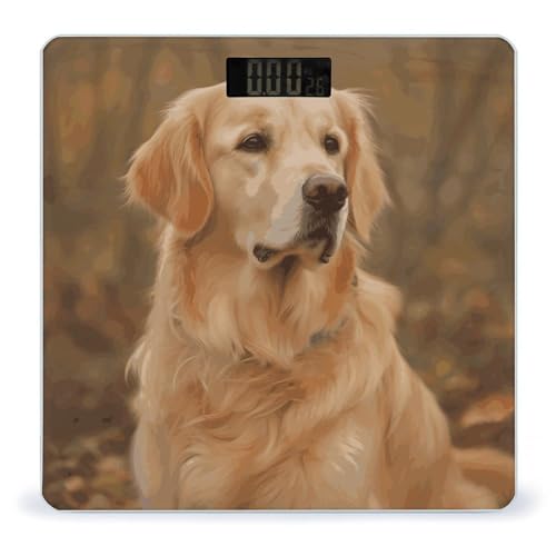Báscula digital Golden Retriever para peso corporal miniatura 1