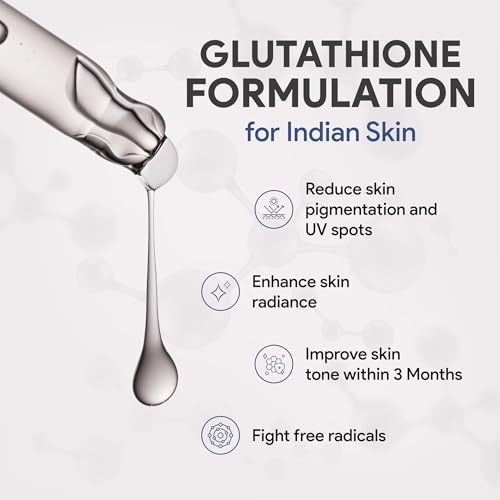 Image of Graceberry Brightening Face Serum with Glutathione, Vitamin C & Hyaluronic Acid | Helps Reduce Dullness & Dark Spots | Hydrating, Lightweight Formula for Men & Women, Daily Skincare - 30ml