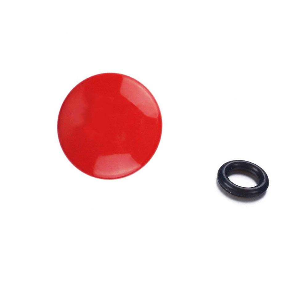 LXH 1PCS Red Convex Metal Soft Release Button Finger Touch Fits any Standard Threaed Release Compatible With Fujifilm X100F X100T X100S X-PRO1/2 X-T10/20 Leica M1 M Series Nikon Df Olympus PEN-F