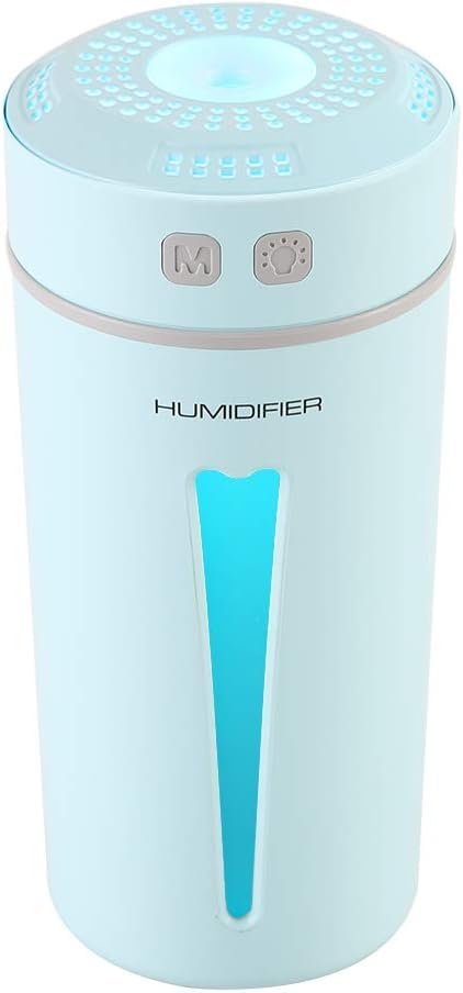 Humidificateur d'air compact format tasse avec diffuseur et veilleuse LED - 7