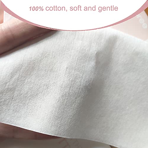 Careboree Extra Thick Dry Wipe, 100% Cotton, Lint-Free Cotton Tissues (2 Pack) - Thumbnail 3