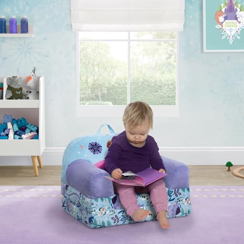 Delta Children - Disney Frozen Cozee Buddy Flip-Out Kids Chair, Purple by Delta Children - Image 9