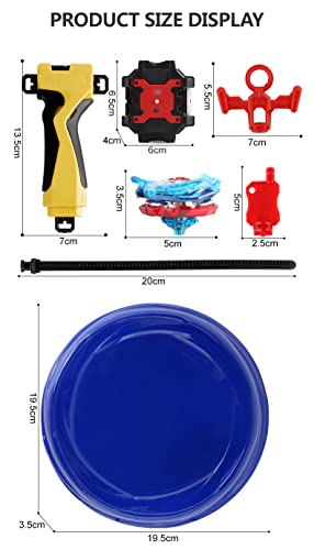 GOIJRER Bay Battle Burst Avatar Attack Battle Set with Two String Launcher and Grip Starter Set… - Thumbnail 6