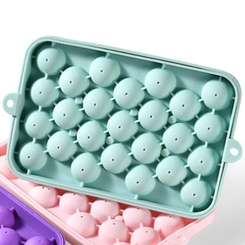 Bandeja flexible de silicona para 25 cubos de hielo miniatura 1