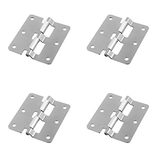 TCH Hardware 4 Pack Large Steel Take Apart Hinges - Lift Off Hinge Removable Hinge for Flight Case Cabinet Door Lid
