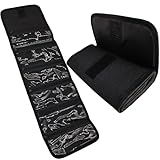 Kayouhua Money Wallet Organizer for Cash, Money Bag with 6 Zippered Pockets, Money Pouch, Bill Organizer for Travel, Coupons and Tips Storing Receipt