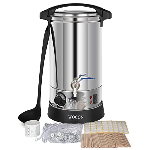 Wax Melter for Candle Making, Large Electric 10.5 Qts Wax Melting Pot Machine with Quick - Pour Spout for Home and Candle Maker - Wax Melter Capable of Making Candle Soap Business