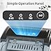Antarctic Star Ice Maker Countertop, Portable Ice Machine with Carry Handle, 26Lbs Per Day, 9 Cubes Ready in 6 Mins, Self-Cleaning Ice Makers with Ice Scoop and Basket for Kitchen/Office/Party (Black)