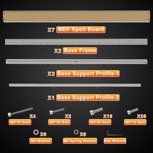 Image of FoxAlien T-slot Hybrid Spoilboard Work Table for XE-Ultra Core CNC Machine