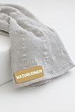 LINEN WORLD Leinen-Badetuch 75×125 cm – Saugfähiges und kompaktes Handtuch aus natürlicher Leinenmischung – Nicht flauschig, langlebiges Waffel-Design (Mira)