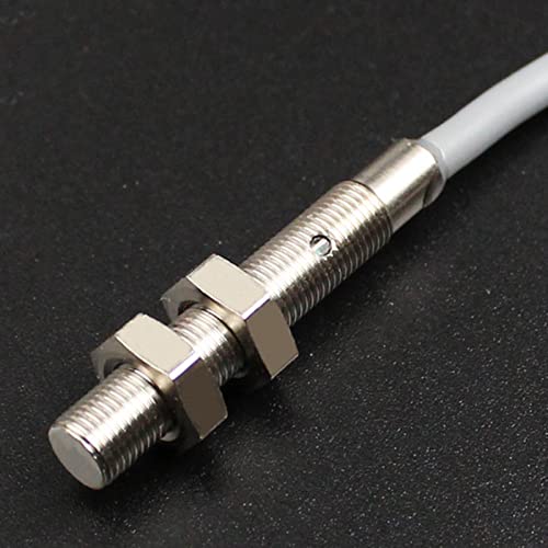 AMLESO de Cilindro de Metal 24 Vcc Interruptor Indutivo, M5 NPN