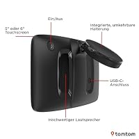 TomTom LKW-Navi GO Professional 2. Generation (6" großer kapazitiver Touchscreen mit Karten von Europa und Echtzeit-Verkehrsinformationen, speziell für LKW, Transporter, Busse und große Fahrzeuge) – Ansicht 8