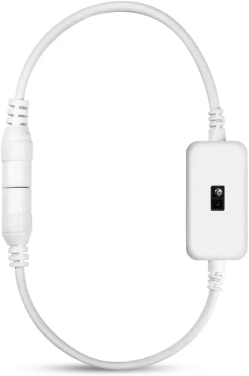 1 Pcs DC12-24V Cabinet Closet Light Sensor Switch Detector for LED Light with Switch Dimmer(White)