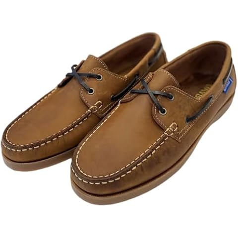 Quayside Men's Dartmouth Boat Shoe, Comfortable & Stylish Cover
