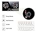 Flame Indicating Stickers Flame Indicators Ring Stove Labels - Oven Replacement Adhesive knob Symbols for Bumper Cooktop Hob Cooker Top Markings 2 Pack