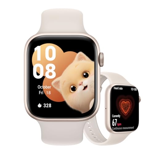 HONOR Watch 5 Smartwatch, 1.85” AMOLED Display Smart Watch Hombre Mujer, 15 Días de Duración de Batería, GPS, Oro