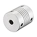 Tool parts 9mm To 6mm Aluminum Alloy Shaft Coupling Flexible Coupler L30xD25 Silver