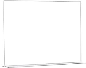 VITAdisplays® Lot de 5 supports en T en verre acrylique transparent VITAdisplays® Lot de 5 supports en T en verre acrylique transparent