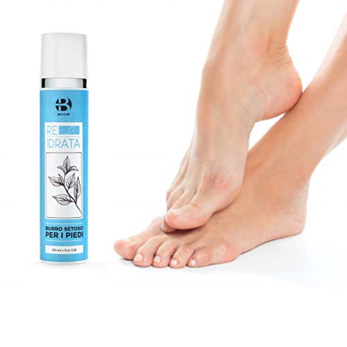 Crema Piedi 100ml | Ricca di burro di karitè, cera d’api, olio di jojoba e argan. Aiuta a idratare la pelle secca, evitando fastidiosi ed antiestetici calli, duroni e ragadi