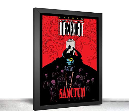 Quadro Decorativo Poste Dc Batman Cavaleiro Das Trevas