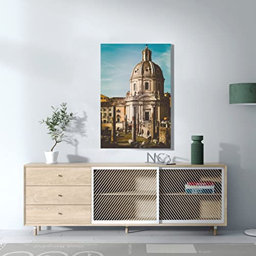 Toile Imprimée Rome Basilique D'Ulpia Poster Patrimoine d'Exception - 3