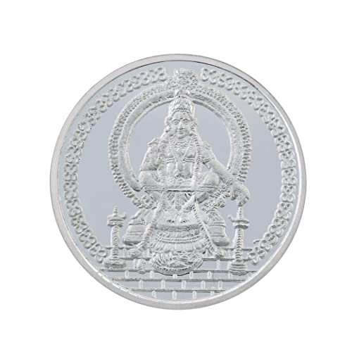 Image of Bangalore Refinery 999 Purity Lord Ayyappa Silver Coin 10 Gram