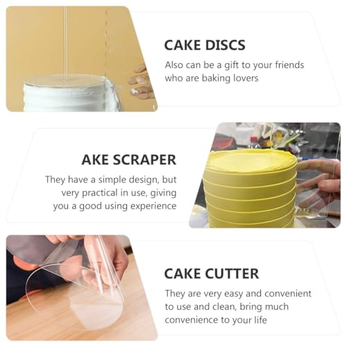 Coupe-gâteau transparent et disques de pâtisserie Magiclulu pour sublimer vos desserts