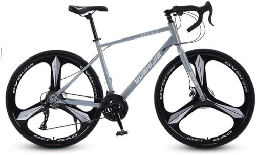 Deerou�G�A�����[�h�o�C�N 700C 24/27/30�i�ϑ� ���y�� �O��f�B�X�N�u���[�L ���Y�f�|�t�H�[�N �h���b�v�n���h�� �K���g��155-185cm �ʋ� �ʊw �X��� ���Z���� (�X���[�i�C�t�z�C�[��,�z���C�g-30��)